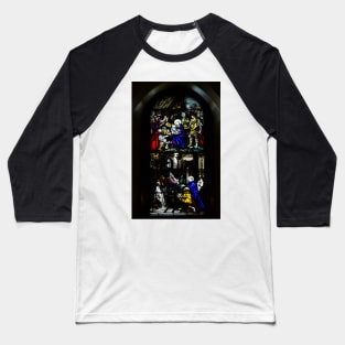 Penrhyn castle-Stained glass1 Baseball T-Shirt